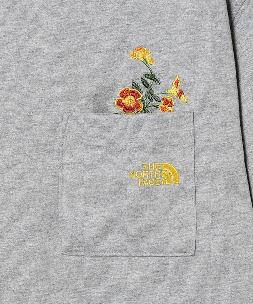 THE NORTH FACE(ザノースフェイス)の「THE NORTH FACE / S/S FD Flower Logo Tee(Tシャツ/カットソー・メンズ・ホワイト/ブラック/グレー・SMALL/X-LARGE/MEDIUM/LARGE)」の9枚目の写真