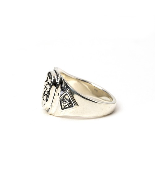CALEE（キャリー）の「MEXICAN TASTE JAPANESE FUKU PINKY RING（リング・メンズ・シルバー・#9/#11/#13）」の3枚目の写真