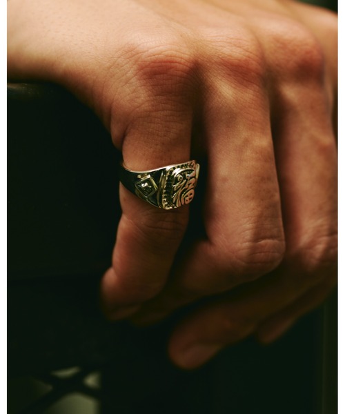 CALEE（キャリー）の「MEXICAN TASTE JAPANESE FUKU PINKY RING（リング・メンズ・シルバー・#9/#11/#13）」の7枚目の写真