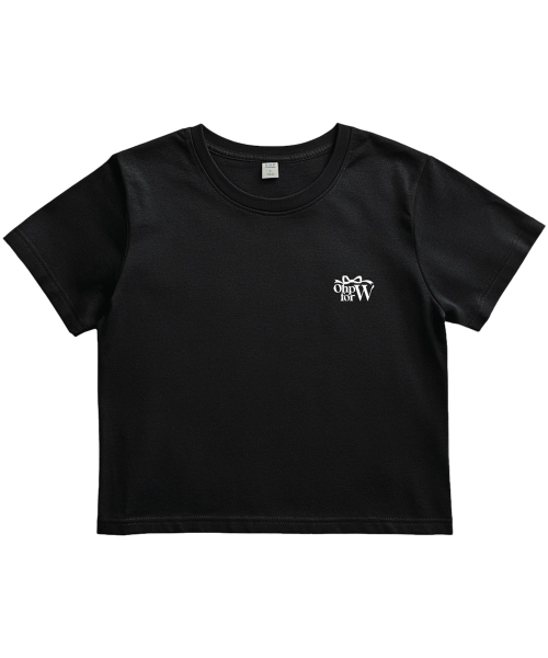 ONEHUNDREDPERCENT FOR WOMAN(ワンハンドレッドパーセントフォーウーマン)の「OHPロゴウーマンクロップ半袖(Tシャツ/カットソー・レディース・その他・S/M)」の3枚目の写真