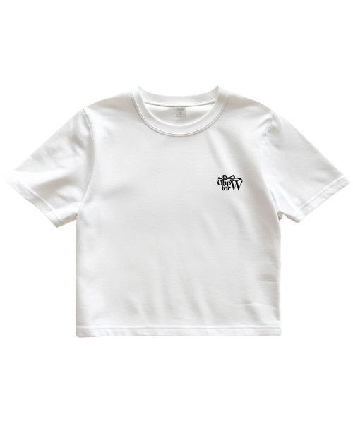 ONEHUNDREDPERCENT FOR WOMAN(ワンハンドレッドパーセントフォーウーマン)の「OHPロゴウーマンクロップ半袖(Tシャツ/カットソー・レディース・その他・S/M)」の4枚目の写真