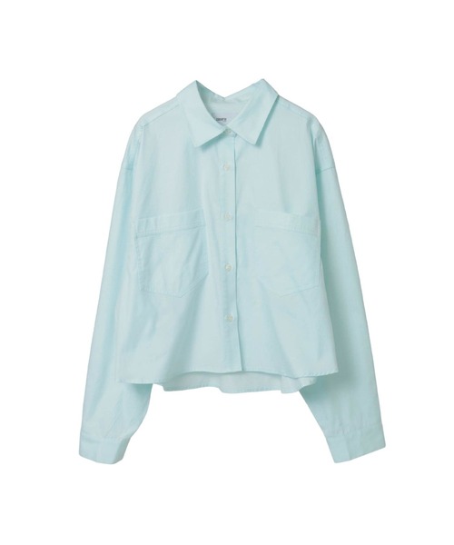 CONVERSE TOKYO(コンバーストウキョウ)の「BACK STAR★ OXFORD SHORT SHIRT(シャツ/ブラウス・レディース・サックスブルー/ブラック/ピンク/ミント・FREE)」の1枚目の写真
