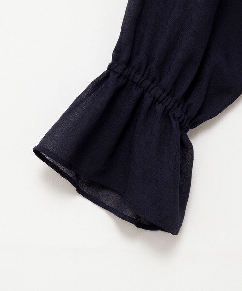 NOLLEY’S（ノーリーズ）の「ウォッシャブルラッフルカラーブラウス（シャツ/ブラウス・レディース・ネイビー/ミント/ホワイト・38）」の17枚目の写真