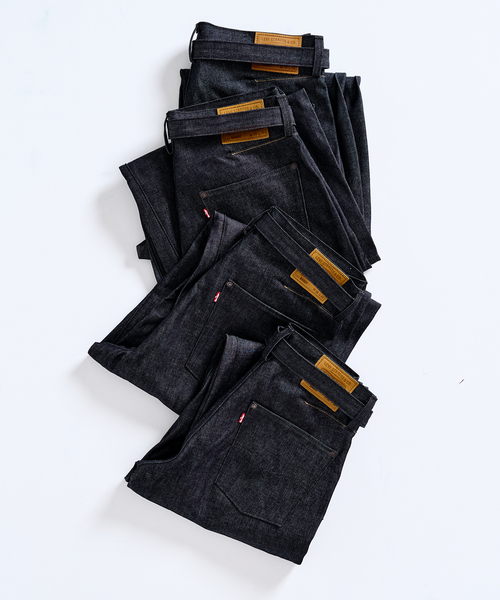 417 EDIFICE（フォーワンセブンエディフィス）の「追加 LEVI’S(R)/リーバイス(R) 別注 TWISTED BELTED デニムパンツ L30（デニムパンツ・メンズ・ネイビー・28/30/32/34/36）」の21枚目の写真