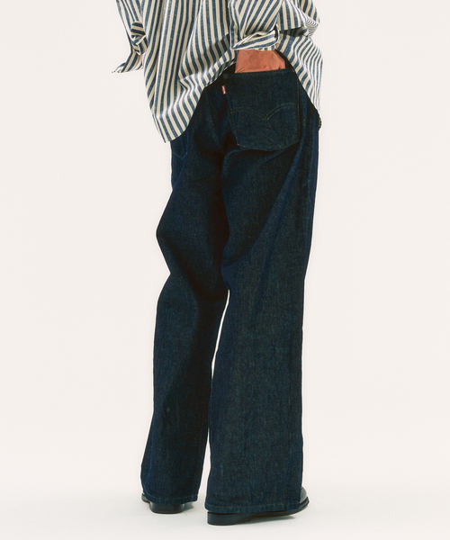 417 EDIFICE（フォーワンセブンエディフィス）の「追加 LEVI’S(R)/リーバイス(R) 別注 TWISTED BELTED デニムパンツ L30（デニムパンツ・メンズ・ネイビー・28/30/32/34/36）」の17枚目の写真