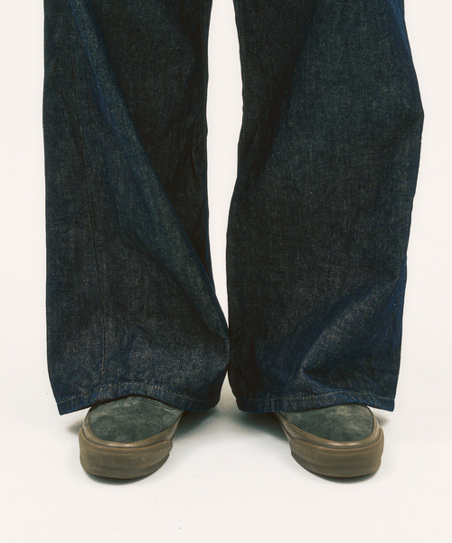 417 EDIFICE（フォーワンセブンエディフィス）の「追加 LEVI’S(R)/リーバイス(R) 別注 TWISTED BELTED デニムパンツ L30（デニムパンツ・メンズ・ネイビー・28/30/32/34/36）」の11枚目の写真