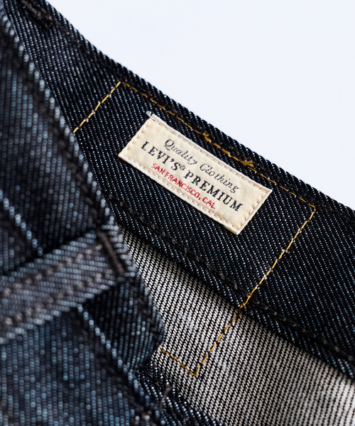 417 EDIFICE（フォーワンセブンエディフィス）の「追加 LEVI’S(R)/リーバイス(R) 別注 TWISTED BELTED デニムパンツ L30（デニムパンツ・メンズ・ネイビー・28/30/32/34/36）」の8枚目の写真