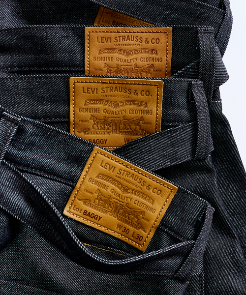 417 EDIFICE（フォーワンセブンエディフィス）の「追加 LEVI’S(R)/リーバイス(R) 別注 TWISTED BELTED デニムパンツ L30（デニムパンツ・メンズ・ネイビー・28/30/32/34/36）」の4枚目の写真