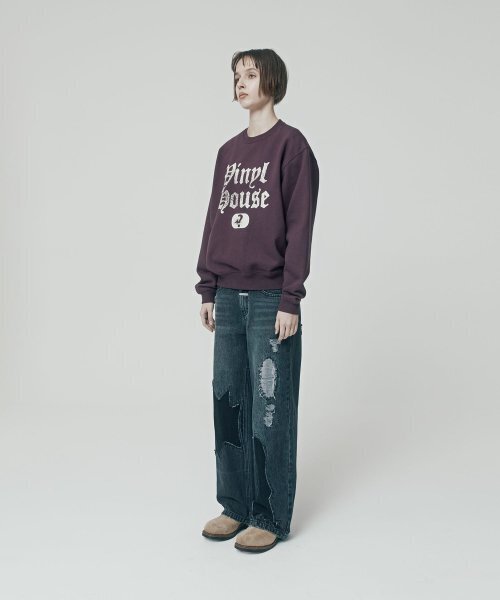 THEVINYLHOUSE(ザバイニルハウス)の「QUESTION MARK SWEATSHIRT PURPLE (VH2ESUM440A)(スウェット・メンズ・その他・L/M/S)」の6枚目の写真