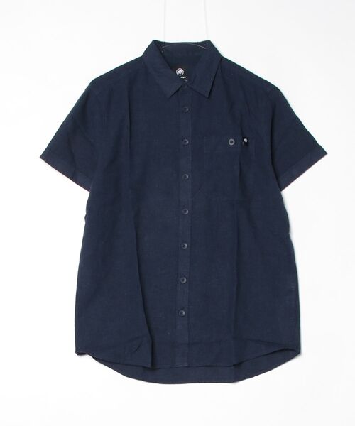 Mammut(マムート)の「アルブラ サマー シャツ アジアンフィット / Alvra Summer Shirt AF Men(シャツ/ブラウス・メンズ・ネイビー/セージグリーン・L/XL/M)」の2枚目の写真