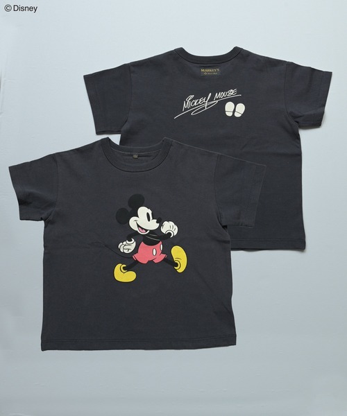 Disney】ミッキーマウス/プリントTシャツ（Tシャツ/カットソー