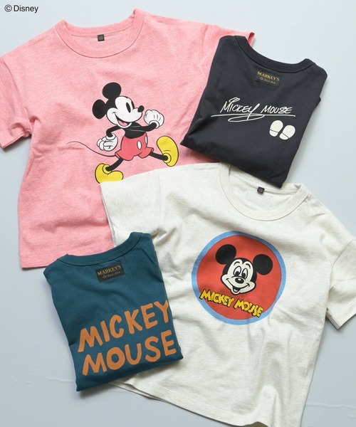 MARKEY'S(マーキーズ)の「【Disney】ミッキーマウス/プリントTシャツ(Tシャツ/カットソー・キッズ・ホワイト系その他/ブラック/ピンク系その他/グリーン・100/90/80/95/110/150/140/130/120)」の5枚目の写真
