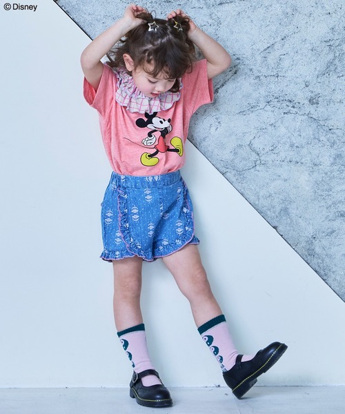 MARKEY'S(マーキーズ)の「【Disney】ミッキーマウス/プリントTシャツ(Tシャツ/カットソー・キッズ・ホワイト系その他/ブラック/ピンク系その他/グリーン・100/90/80/95/110/150/140/130/120)」の16枚目の写真