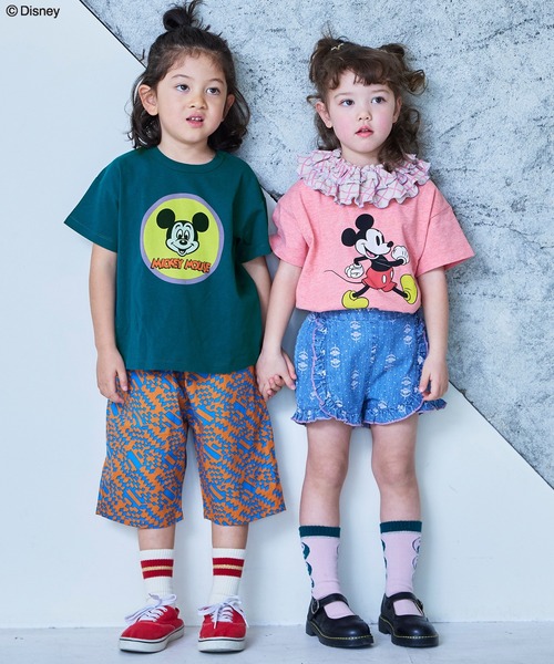 MARKEY'S(マーキーズ)の「【Disney】ミッキーマウス/プリントTシャツ(Tシャツ/カットソー・キッズ・ホワイト系その他/ブラック/ピンク系その他/グリーン・100/90/80/95/110/150/140/130/120)」の7枚目の写真