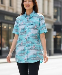 【RIPCURL(リップカール)】DREAMERS S/S SHIRT 半袖 総柄 シャツ