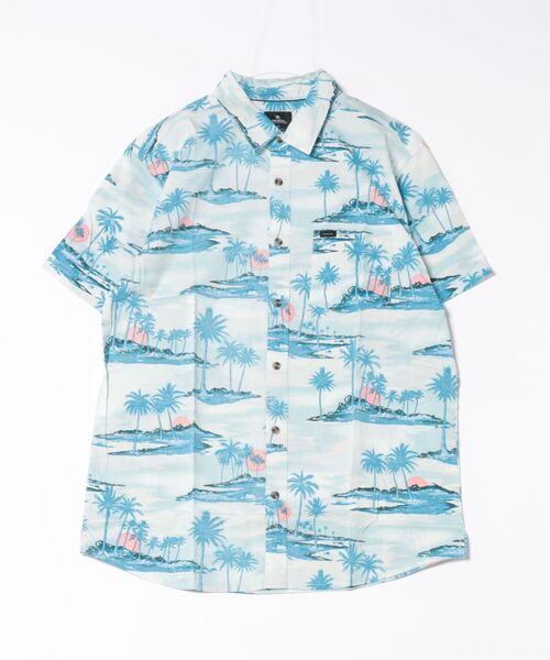 rip curl(リップカール)の「【RIPCURL(リップカール)】DREAMERS S/S SHIRT 半袖 総柄 シャツ(シャツ/ブラウス・レディース・ナチュラル/ブルー・SMALL/MEDIUM/LARGE)」の5枚目の写真