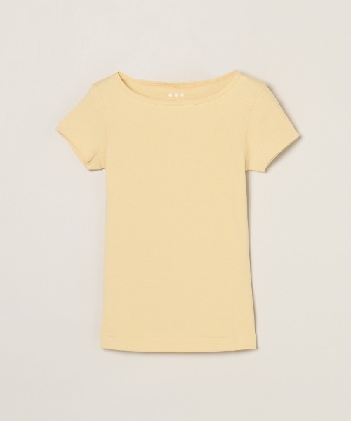 three dots(スリードッツ)の「ジンジャー(Tシャツ/カットソー・レディース・ベージュ系その他/ライム/グレー系その他/オフホワイト・MEDIUM/SMALL)」の3枚目の写真