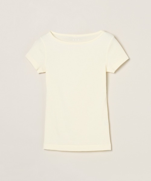 three dots(スリードッツ)の「ジンジャー(Tシャツ/カットソー・レディース・ベージュ系その他/ライム/グレー系その他/オフホワイト・MEDIUM/SMALL)」の1枚目の写真