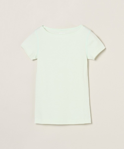 three dots(スリードッツ)の「ジンジャー(Tシャツ/カットソー・レディース・ベージュ系その他/ライム/グレー系その他/オフホワイト・MEDIUM/SMALL)」の4枚目の写真