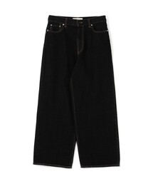 EDITION | ブラックデニム バギーパンツ(デニムパンツ)