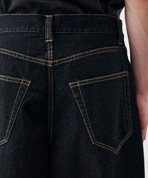 EDITION(エディション)の「ブラックデニム バギーパンツ(デニムパンツ・メンズ・ブラック/チャコールグレー・L/S/M)」の8枚目の写真