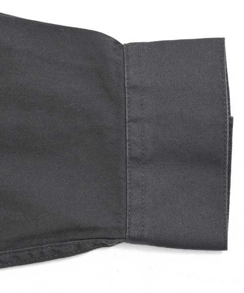 SILVER BULLET（シルバーバレット）の「『NATURAL STORY/ナチュラルストーリー』オーバーZIPシャツ（シャツ/ブラウス・メンズ・チャコール/アイボリー・LL/M/L）」の3枚目の写真