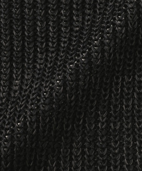 MUJI Labo（ムジラボ）の「〔MUJI Labo〕紳士　強撚コットンローゲージ長袖セーター（ニット/セーター・メンズ・サンドベージュ/ブラック/ネイビー・L/XL/M）」の12枚目の写真