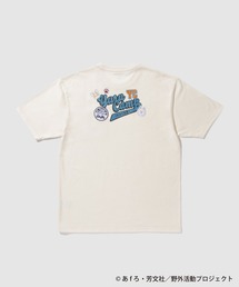 【ゆるキャン△ SEASON3】 ちくわ ワッペン バックプリント ポケット Tシャツ