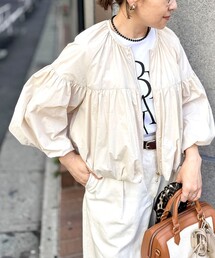 NOLLEY’S | ウォッシャブル撥水ポケッタブルボリュームブルゾン(ブルゾン)