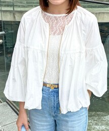 NOLLEY’S | ウォッシャブル撥水ポケッタブルボリュームブルゾン(ブルゾン)