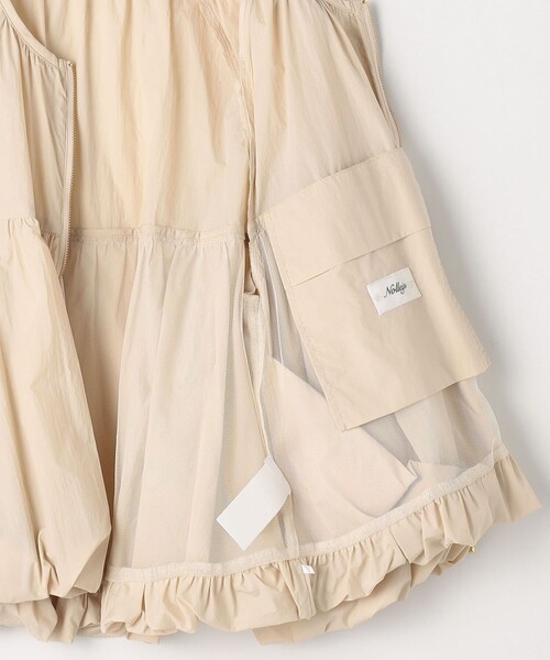 NOLLEY’S（ノーリーズ）の「ウォッシャブル撥水ポケッタブルボリュームブルゾン（ブルゾン・レディース・オフホワイト/ベージュ/ネイビー・38）」の17枚目の写真