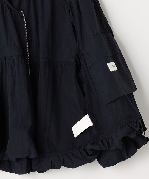 NOLLEY’S（ノーリーズ）の「ウォッシャブル撥水ポケッタブルボリュームブルゾン（ブルゾン・レディース・オフホワイト/ベージュ/ネイビー・38）」の19枚目の写真