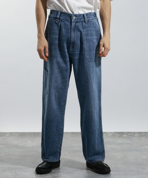 BAYFLOW（ベイフロー）の「コットンリネンガレージデニムパンツ（デニムパンツ・メンズ・ライトブルー/ブルー・LARGE/MEDIUM）」の10枚目の写真