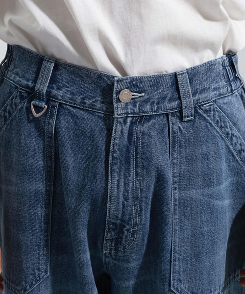 BAYFLOW（ベイフロー）の「コットンリネンガレージデニムパンツ（デニムパンツ・メンズ・ライトブルー/ブルー・LARGE/MEDIUM）」の3枚目の写真