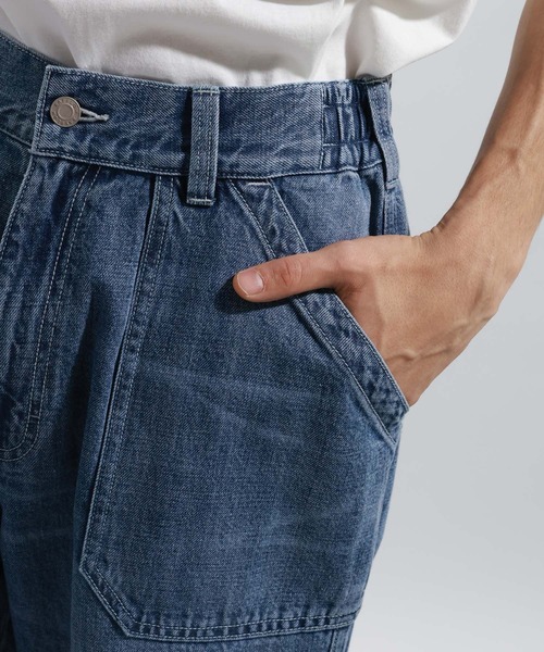 BAYFLOW（ベイフロー）の「コットンリネンガレージデニムパンツ（デニムパンツ・メンズ・ライトブルー/ブルー・LARGE/MEDIUM）」の11枚目の写真