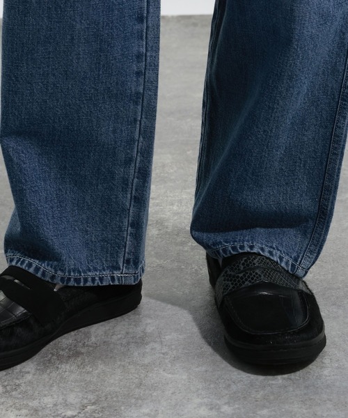 BAYFLOW（ベイフロー）の「コットンリネンガレージデニムパンツ（デニムパンツ・メンズ・ライトブルー/ブルー・LARGE/MEDIUM）」の9枚目の写真