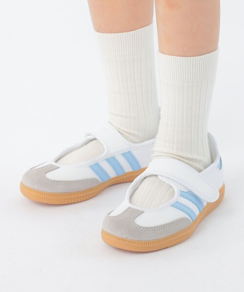 SHIPS(シップス)の「adidas:SAMBA JANE C スニーカー(スニーカー・キッズ・ホワイト系その他/ピンク・17/18/19/20/21)」の3枚目の写真