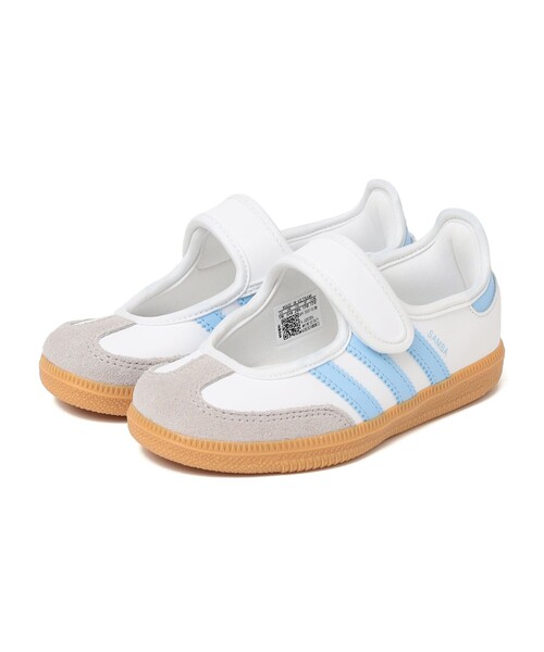 SHIPS(シップス)の「adidas:SAMBA JANE C スニーカー(スニーカー・キッズ・ホワイト系その他/ピンク・17/18/19/20/21)」の5枚目の写真