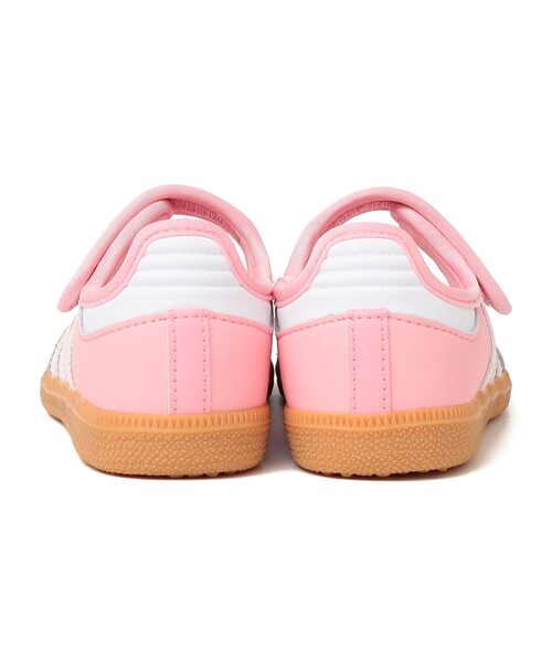 SHIPS(シップス)の「adidas:SAMBA JANE C スニーカー(スニーカー・キッズ・ホワイト系その他/ピンク・17/18/19/20/21)」の8枚目の写真