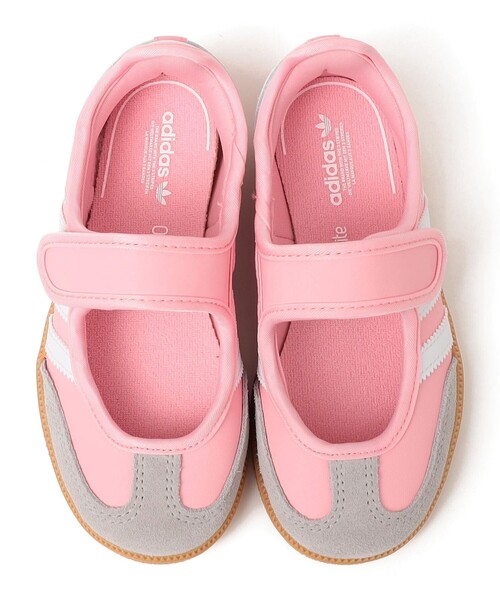 SHIPS(シップス)の「adidas:SAMBA JANE C スニーカー(スニーカー・キッズ・ホワイト系その他/ピンク・17/18/19/20/21)」の9枚目の写真
