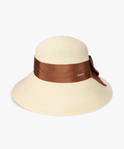OVERRIDE(オーバーライド)の「OVERRIDE WASHABLE BD SUN HAT / オーバーライド(ハット・レディース・ベージュ/ピンク/オフホワイト・M/57.5cm)」の6枚目の写真