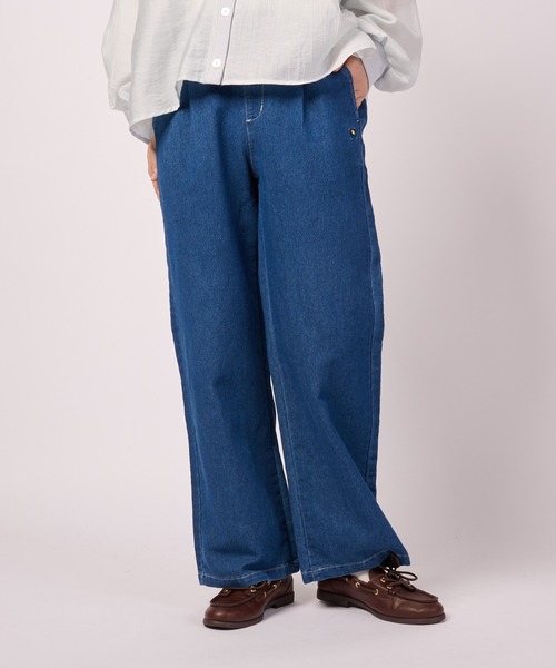 Arnold Palmer(アーノルドパーマー)の「【LOFTAIRDENIM&DUCK】イージー ストレートパンツ(その他パンツ・レディース・ダークインディゴブルー/ライトインディゴブルー/ブラック/アイボリー・L/M/S)」の4枚目の写真