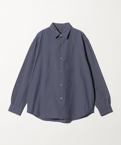 green label relaxing（グリーンレーベルリラクシング）の「FINE BASIC スビン オックスフォード ジャストルーズ シャツ（シャツ/ブラウス・メンズ・ダークグレー/ホワイト・M/XL/S/L）」の3枚目の写真