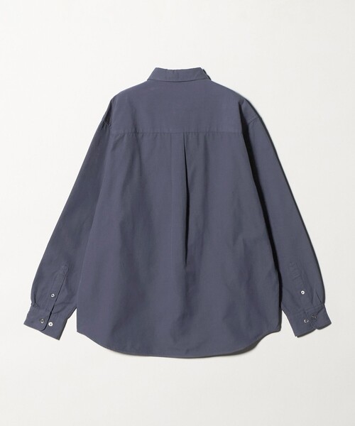 green label relaxing（グリーンレーベルリラクシング）の「FINE BASIC スビン オックスフォード ジャストルーズ シャツ（シャツ/ブラウス・メンズ・ダークグレー/ホワイト・M/XL/S/L）」の4枚目の写真