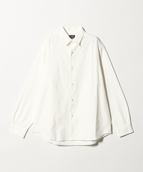 green label relaxing（グリーンレーベルリラクシング）の「FINE BASIC スビン オックスフォード ジャストルーズ シャツ（シャツ/ブラウス・メンズ・ダークグレー/ホワイト・M/XL/S/L）」の10枚目の写真