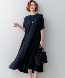 ストレッチジョーゼット フレアワンピース（ワンピース）｜23区 L