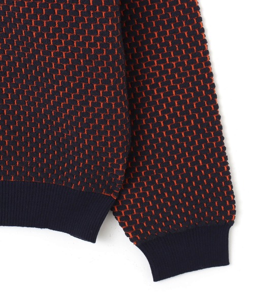 atmos（アトモス）の「atmos Links Jacquard Polo Shirt / アトモス リンクス ジャカード ポロシャツ（ポロシャツ・メンズ・ブラック/オレンジ・L/M/XL）」の10枚目の写真