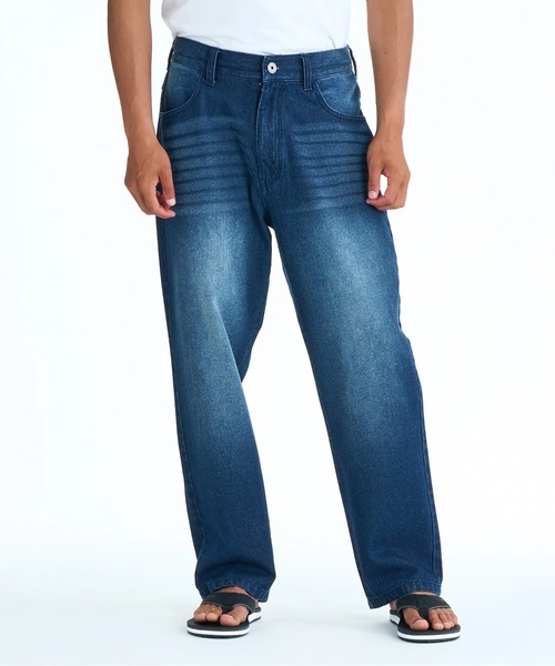 Quiksilver(クイックシルバー)の「QUIKSILVER メンズ DENIM WASH PT デニムパンツ ルーズフィット ドローコード付き【2026年春夏モデル】/クイックシルバー(デニムパンツ・メンズ・グレー/インディゴブルー/ブルー・LARGE/MEDIUM/X-LARGE)」の1枚目の写真