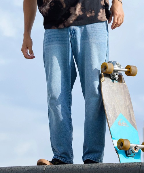Quiksilver(クイックシルバー)の「QUIKSILVER メンズ DENIM WASH PT デニムパンツ ルーズフィット ドローコード付き【2026年春夏モデル】/クイックシルバー(デニムパンツ・メンズ・グレー/インディゴブルー/ブルー・LARGE/MEDIUM/X-LARGE)」の3枚目の写真