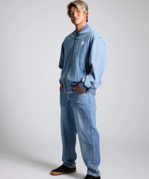 Quiksilver(クイックシルバー)の「QUIKSILVER メンズ DENIM WASH PT デニムパンツ ルーズフィット ドローコード付き【2026年春夏モデル】/クイックシルバー(デニムパンツ・メンズ・グレー/インディゴブルー/ブルー・LARGE/MEDIUM/X-LARGE)」の5枚目の写真